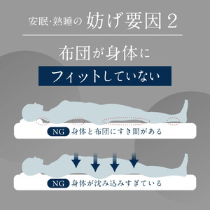 高反発寝具ブレスエアー®製敷パッド「ライト」キングサイズ BB06 近江化成 東近江 