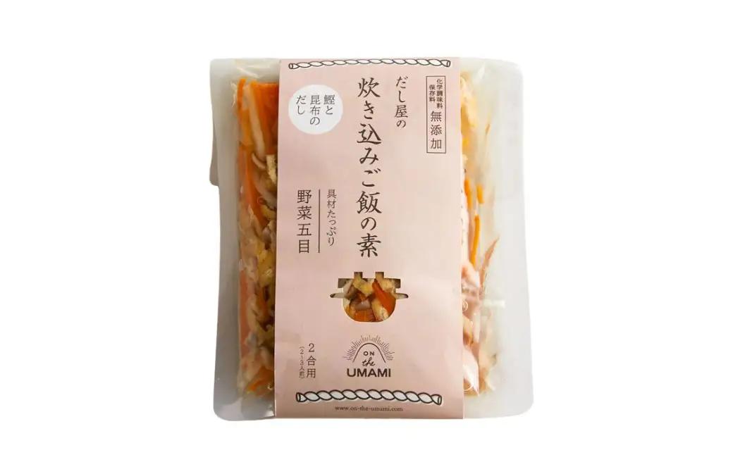 UMAMI だし屋の炊き込みご飯の素（2合用×2袋) 三条市下田産米（300g×2袋） 炊き込みご飯の素セット 新潟県産米 010S111