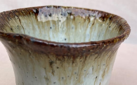 絵斑唐津ぐい呑