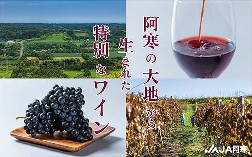 赤いシャッポワイン×2本 赤ワイン 北海道産 ワイン プレミアム セット 酒 北海道 阿寒町産 _F4F-3145