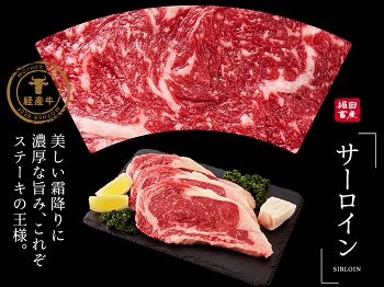 020AA02N.いちかわ精肉店「サーロインステーキ」200ｇ×3