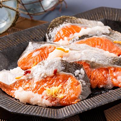 ふるさと納税 青森県 飯寿しセット(紅鮭 200g&にしん 300g) |  | 02