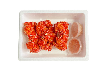 花咲かに300g前後～450g前後×3尾・いくら醤油漬け100g×2P C-70023