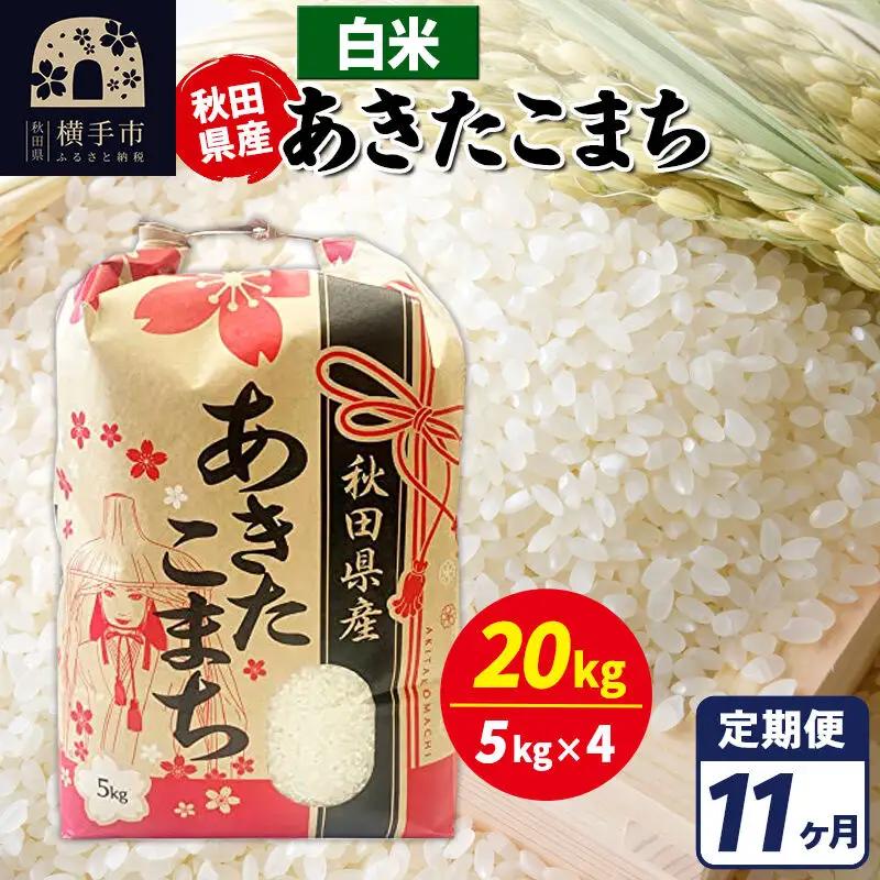 《定期便11ヶ月》あきたこまち 20kg【白米】令和7年産 秋田県産 こまちライン