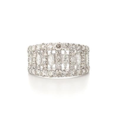 ふるさと納税 泉佐野市 ARC-EN-CIEL　PTダイヤ2ctマーキス使いリング【鑑別書付き】サイズ『13号』J005-2 |  | 02