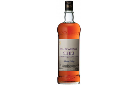 【数量限定】マルスウイスキー　SHIKI　ヤマソービニオンカスクフィニッシュ（赤ワインカスクフィニッシュ）750ml  度数40％（長野県 宮田村  長野県内限定販売 ウィスキー 洋酒 本坊酒造 750ml 40% お酒 アルコール ハイボール 水割り ロック 家飲み ギフト プレゼント）