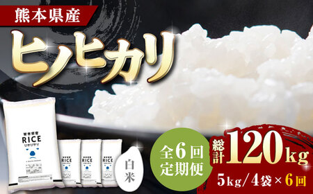 〈令和8年度産米〉 【全6回定期便】 ヒノヒカリ 白米 20kg【株式会社 農産ベストパートナー】 令和8年産 [ZBP115]