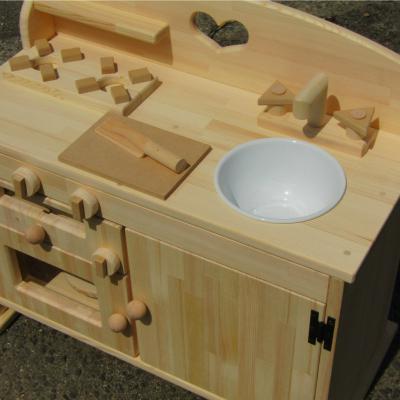 ふるさと納税 泉佐野市 手作り木製ままごとキッチン GHK魚焼きグリル付き素材色バージョン 099H2156 |  | 03
