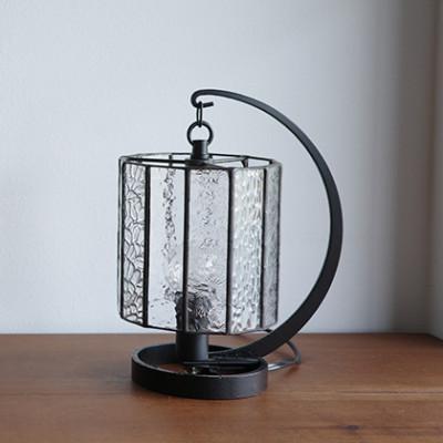 ふるさと納税 瀬戸市 Nijiiro Lamp のステンドグラスのテーブルランプ ストライプ |  | 03