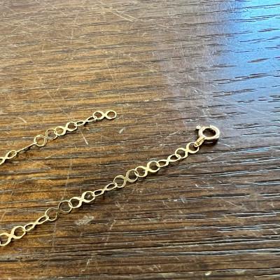 ふるさと納税 大津市 【K10イエローゴールド インフィニティチェーンネックレス】スーパーロング 80cm ゴールドアクセ |  | 03