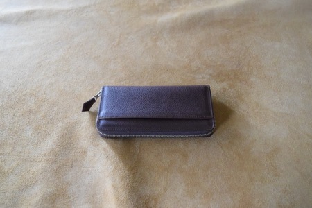 本革長財布 タバコ×オルテンシア 【 イタリアンレザー 長財布 長財布 長財布  長財布 長財布 長財布 】