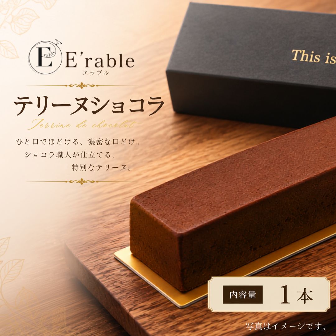 【ふるさと納税】 テリーヌショコラ 1本 チョコ チョコレート ショコラ バレンタイン ホワイトデー ギフト 贈答 プレゼント スイーツ 洋菓子 おやつ ご褒美 お取り寄せ 石川県 小松市 エラブル gf003n00 【E'rable ショコラトリー パティスリー】
