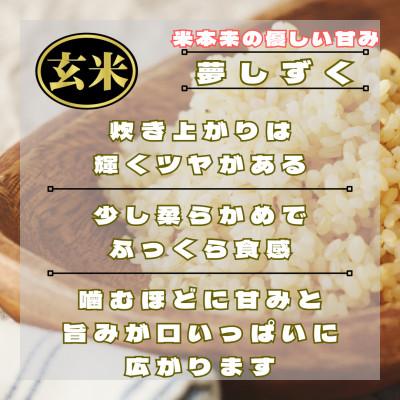ふるさと納税 鳥栖市 【毎月定期便】【玄米】夢しずく玄米5kg(鳥栖市)全3回 |  | 01