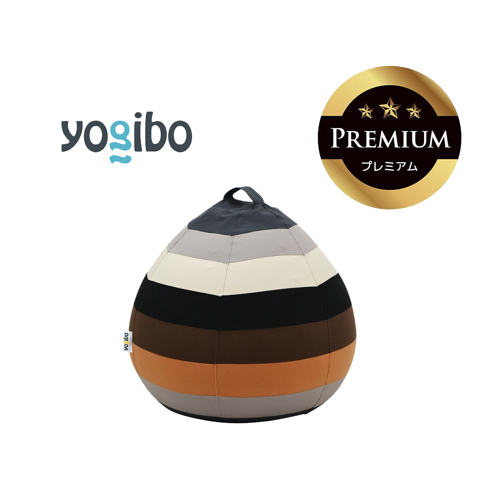 Yogibo Drop Rainbow Premium ナチュラル│送料無料 全国配送離島含 ビーズクッション カバー 洗える（ヨギボー ドロップ レインボー プレミアム）