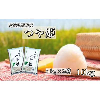 ふるさと納税 栗原市 【令和7年産】宮城栗原産 つや姫 白米10kg (5kg×2袋)