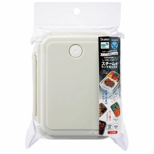弁当箱 大人 一段 スチーム式 ふっくら 温め 食洗機 レンジ 対応 抗菌 日本製 スケーター skater PMF4SMAG くすみ カラー グレーお弁当箱 1段 ランチ 食洗機OK 〈スケーター株式会社〉   5-061