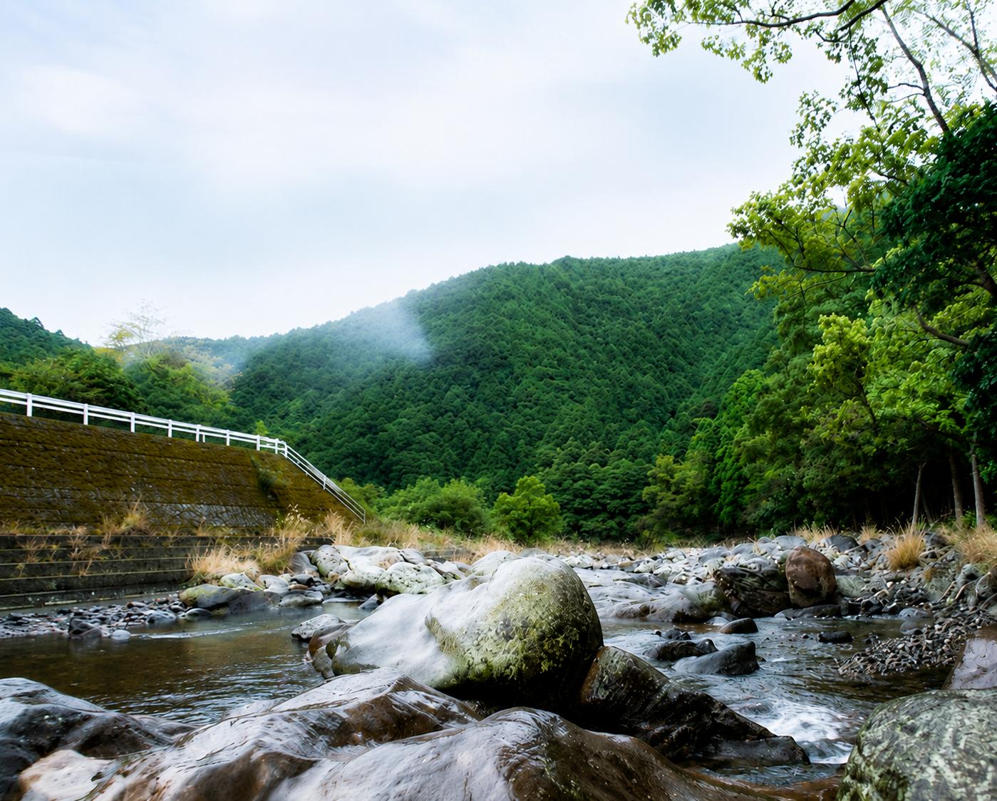 川遊び