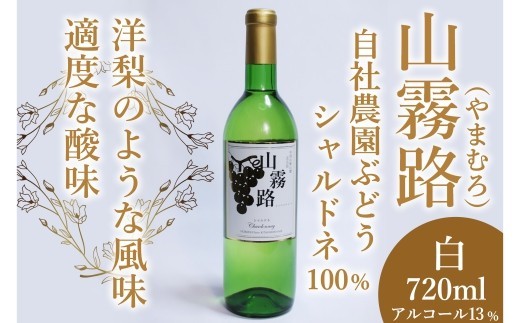 
                  ホッコーワイナリー 白ワイン『山霧路』（シャルドネ）
                
