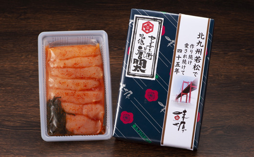 味源 無着色 辛子明太子 (昆布入り) 切大 400g