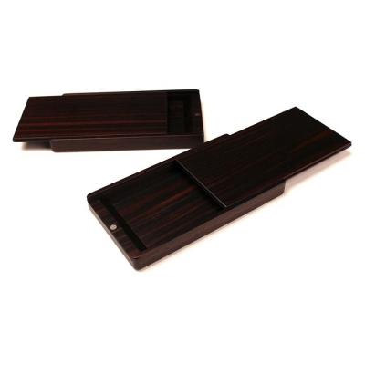 ふるさと納税 徳島市 【数量限定!希少木材】木の名刺入れ(黒檀)【DG005】