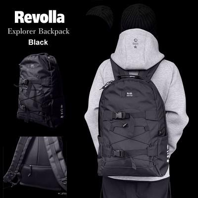 ふるさと納税 牧之原市 背面セキュリティーポケット付き 全天候型 エクスプローラーリュック 28リットル 【ブラック】