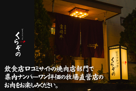 【C172・倉薗牧場直送】長期育成牛・小林市産くらぞの宮崎牛A5等級　一頭セット