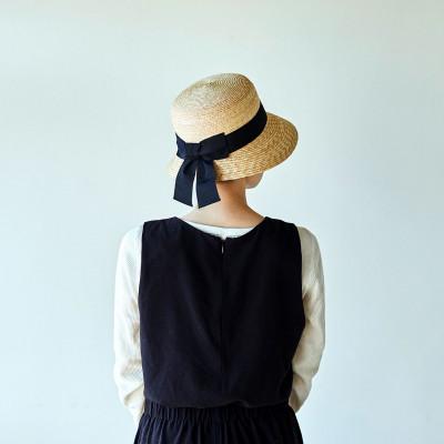 ふるさと納税 春日部市 春日部市伝統工芸品 田中帽子店　女性用麦わら帽子　アンヌ　頭囲59cm(UK-H008-NA-L) |  | 02