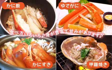 越前ガニ本場の越前町からお届け！越前ガニ浜茹で【訳あり】 越前ガニ（小)× 2杯 食べ方しおり かにスプーン付き 越前町の網元漁師厳選の越前ガニ【かに カニ 蟹】【3月発送分】 [e15-x001_0