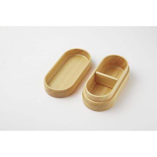 ◇紀州桧弁当箱 タイプ2 NA ナノコート 弁当包みセット【モクヘン】【TN113】