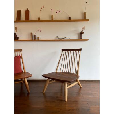 ふるさと納税 宮崎市 Mチェア【ウォールナット+ホワイトオーク】