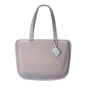 木製バッグ【monacca-bag/Leaf ashグレー】 トートバッグ 木製トートバッグ 鞄 カバン バッグ 木のかばん メンズ レディース ファッション 木製 木の プレゼント ギフト 贈り物 父の日 母の日 敬老の日 個性的 杉 間伐材  高知県 馬路村