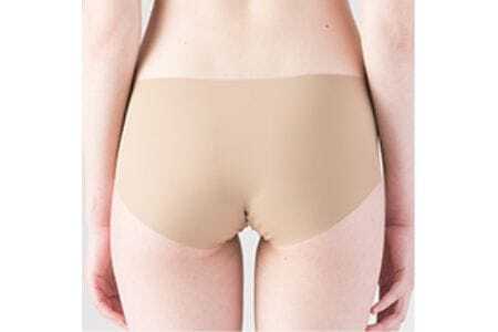 レディース【Smoon】シームレスショーツ1枚(05-2)　Mサイズ・BE