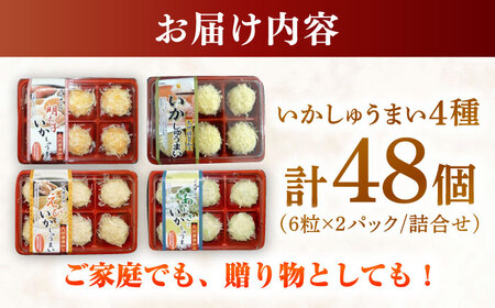いかしゅうまい4種詰め合わせ（6個入り×各2パック） / 佐賀県 / 惣菜 焼売 おかず 惣菜 [41AECT004]