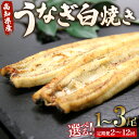 【ふるさと納税】【選べる】うなぎ白焼き120g (無頭) （内容量：1尾/2尾/3尾）（定期便：2回/3回/6回/12回）- 鰻 ウナギ 魚介 惣菜 おかず 山椒塩 のし ギフト お礼 御礼 感謝 贈答 贈り物 プレゼント 丑の日 うなぎ屋きた本 高知県 香南市【冷凍】