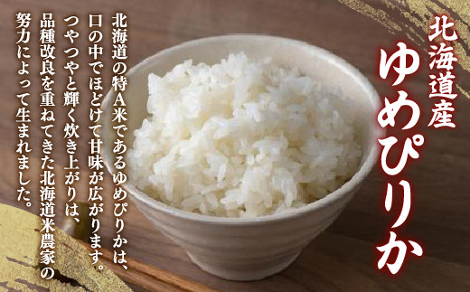 【定期配送10ヵ月】ホクレン ゆめぴりか 無洗米5kg（5kg×1）  TYUA023