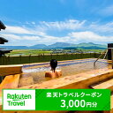 【ふるさと納税】熊本県阿蘇市の対象施設で使える楽天トラベルクーポン 寄附額10,000円 3,000円分クーポン 観光地応援