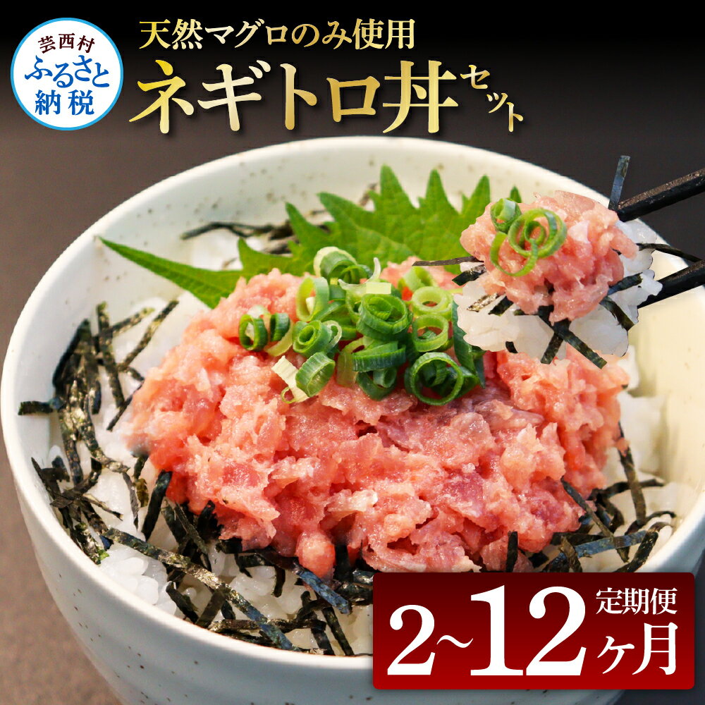 【ふるさと納税】《2~12ヶ月定期便》天然マグロのタタキ丼セット 65g×6P 定期コース 定期 高知県 返礼品 14000円～ 海鮮 天然 まぐろ 鮪 ネギトロ丼 まぐろたたき 海鮮丼 お寿司 軍艦巻 手巻寿司 おかず 使いやすい 便利 かんたん 個食 冷凍配送 小分け お手軽 故郷納税