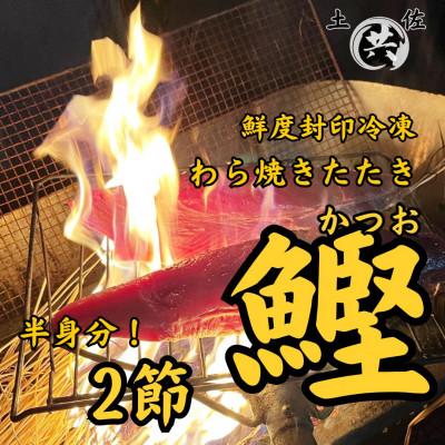 ふるさと納税 東洋町 特別にイイかつおを選別!高知直送かつおのわら焼きたたき 半身2節