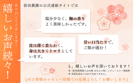 蜂蜜 梅干し 梅干 うめぼし 南高梅 はちみつ はちみつ梅 はちみつ梅干し はちみつ梅干 国産 梅 うめ ウメ 紀州みかんはちみつ 完熟 健康 ご飯のお供 贈り物 お取り寄せ お茶うけ 和歌山県 田辺