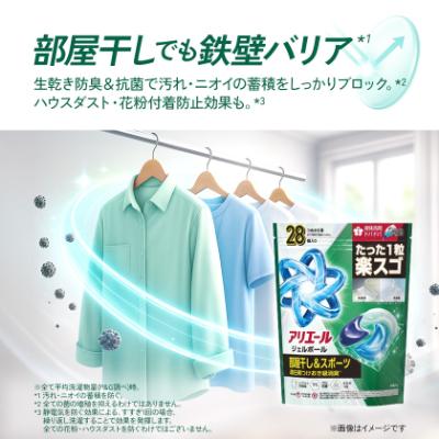 ふるさと納税 藤岡市 P&G　アリエールジェルボールプロ　部屋干し用　つめかえハイパージャンボサイズ(28個入り)×5個 |  | 02