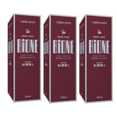 ふるさと納税 吹田市 乳酸菌生産物質ビオネA　500ml　3本　国内製造