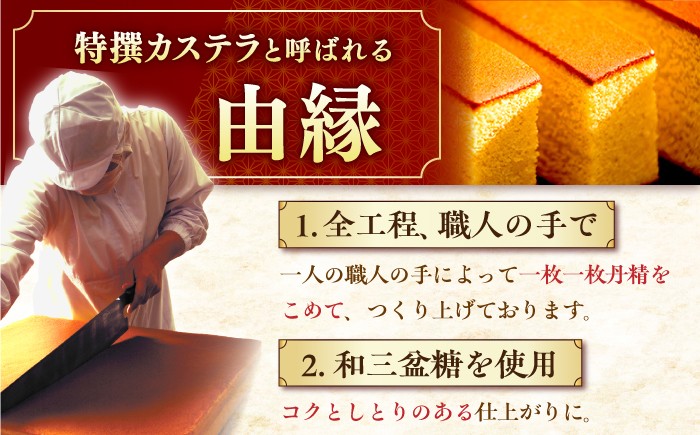 文明堂 カステラ 特撰 長崎 長与町 和菓子 スイーツ 焼き菓子 おやつ 定期便