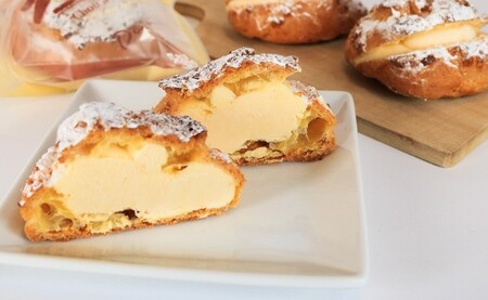 シュークリーム アーモンド 10個 カスタードクリーム 冷凍
