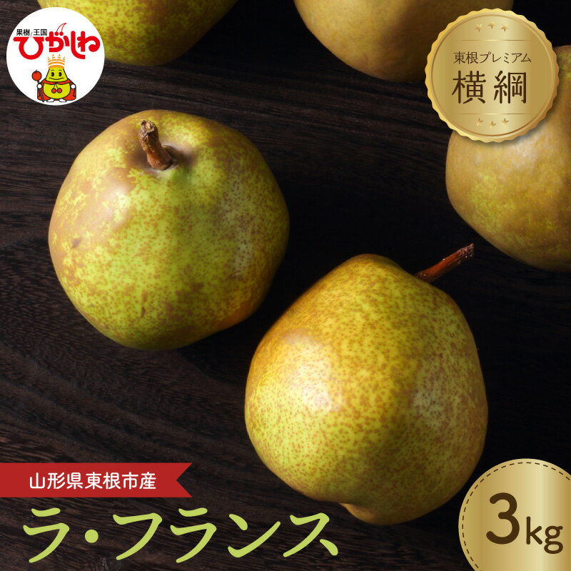 【ふるさと納税】 2026年産 先行予約 洋なし 【 横綱 】ラ・フランス 3kg / ラフランス 洋なし 洋梨 ようなし フルーツ 果物 東北 山形県 東根市 送料無料