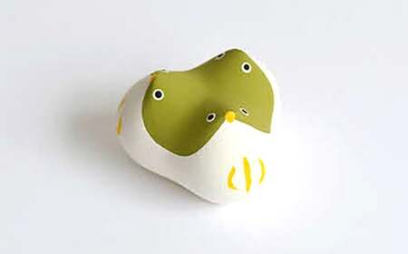 めじろおし 天草土人形 伝統工芸品 置物