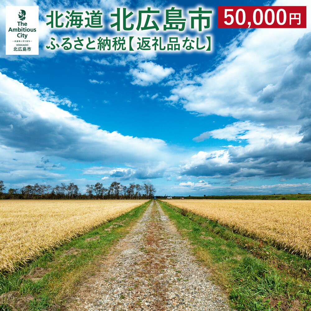 【ふるさと納税】北広島市への寄附（返礼品はありません）50,000円 返礼品なし 北海道 北広島市