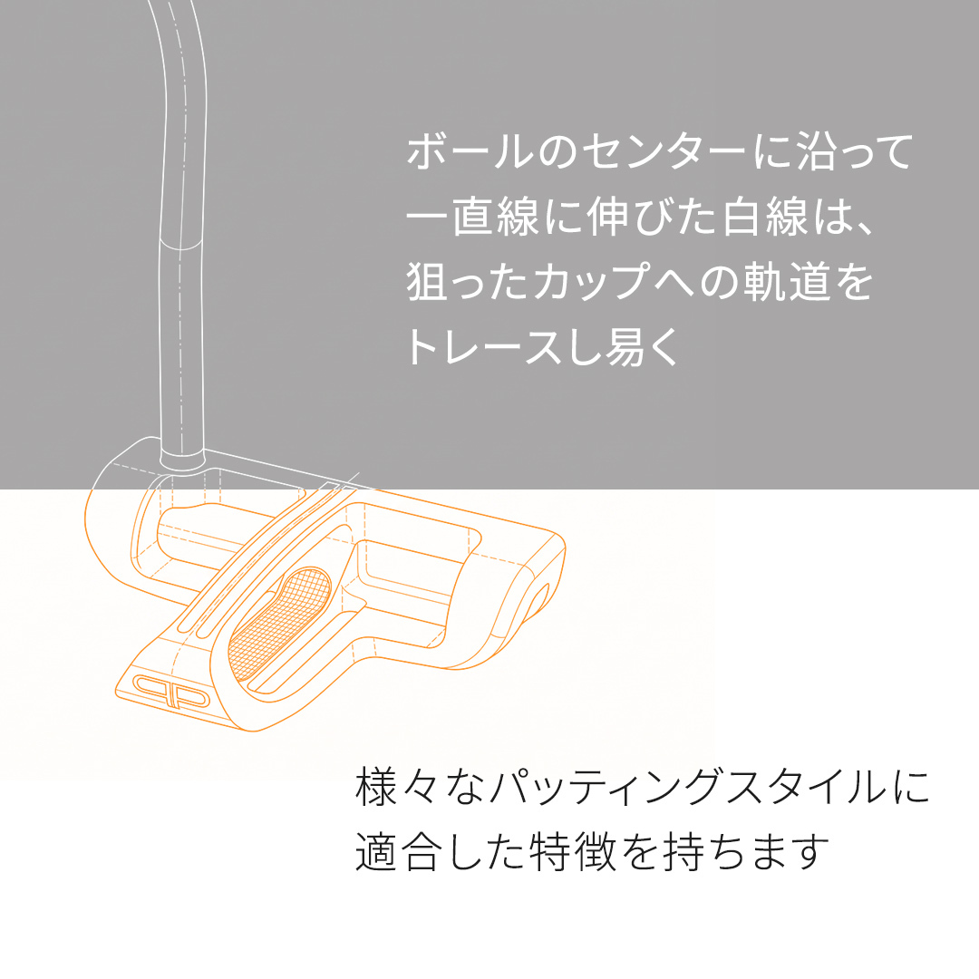 【 PROFOUND GOLF 】 パター Intuition Pro 35インチ ゴルフ イントゥイションプロ プロファウンド 初心者 上級者 putter [AG268-NT]_イメージ5