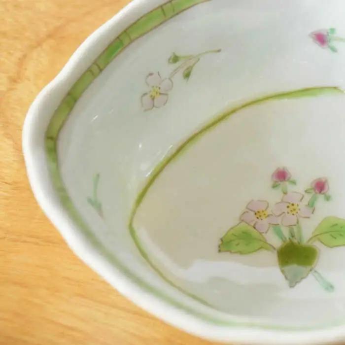 【波佐見焼】小花紋 三角深鉢 2点セット【藍水】[GB53]