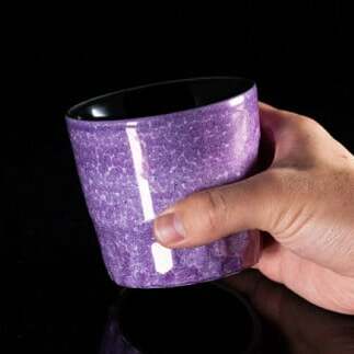 【グランプリ受賞】有田焼 大理石のような質感 ロックカップ 麟 Lin Marble Old Raspberry 1個【金照堂】ロックグラス ウイスキーグラス 焼酎グラス 高級食器 有田焼 ギフト A