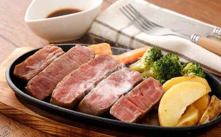  くまもとあか牛ステーキ用（ヒレ肉600g 4枚~5枚・ロース肉800g 4枚） 計1.5kg